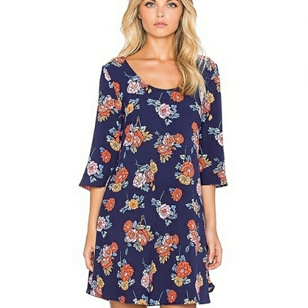 MINKPINK Mystic Garden Swing Flowy Floral Dress Size S